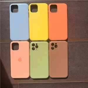 Colorful Silicone iPhone 11 Pro Cases